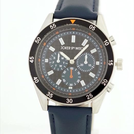 Buy Joker & Witch Cobalt 44mm Charcoal Hydraulic Dial Navy PU